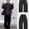 LEEKNOW同款260413cha卡通棉褲