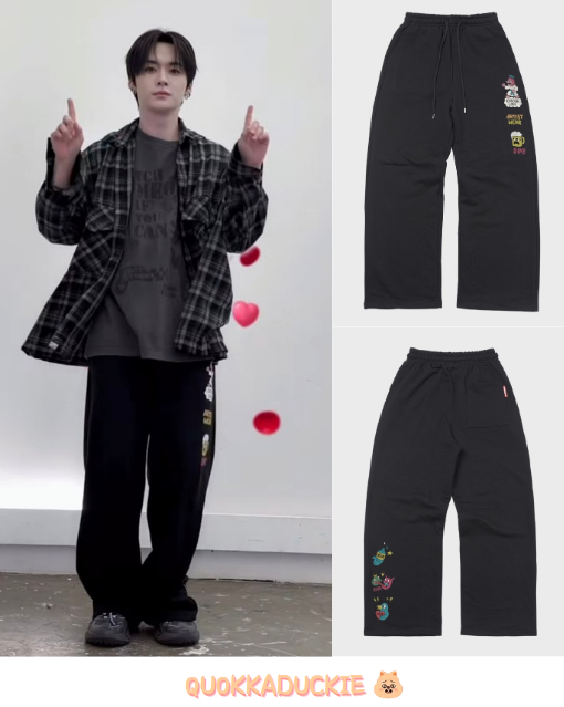 LEEKNOW同款260413cha卡通棉褲