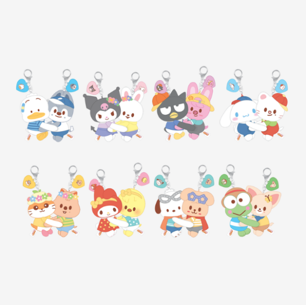 HUG PLUSH KEYRING - SKZOO X SANRIO CHARACTERS