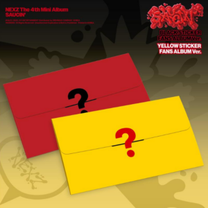 10 The 4th Mini Album SAUCIN' (Sticker FANS Album - BLACK ver. / YELLOW ver.)