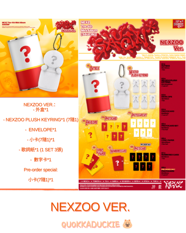 The 4th Mini Album SAUCIN' (NEXZOO ver.)