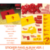The 4th Mini Album SAUCIN' (Sticker FANS Album - BLACK ver. / YELLOW ver.)
