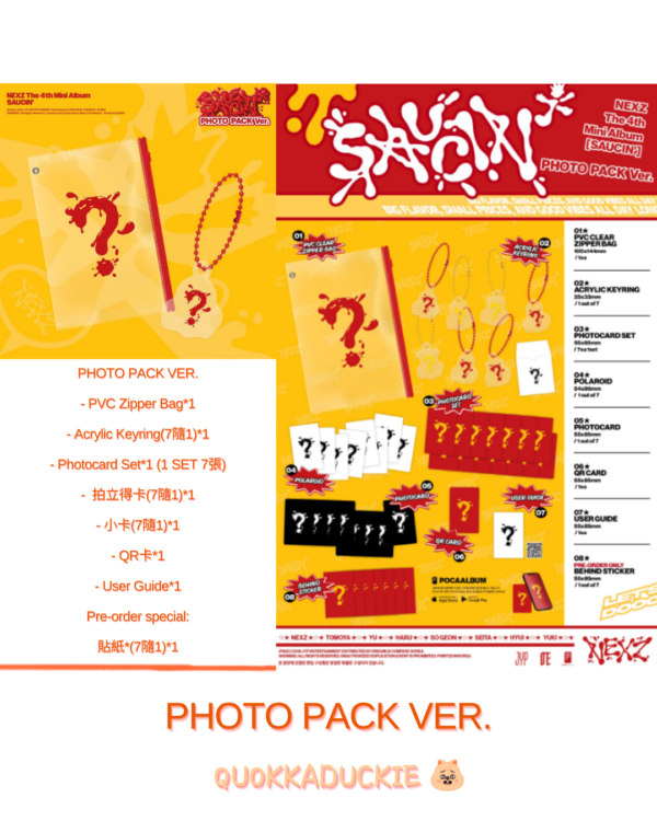 The 4th Mini Album SAUCIN' (PHOTO PACK ver.)